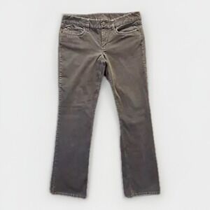 J Crew Pants Women Sz 30 Short Brown Favorite Fit Corduroy Low Rise Bootcut Y2K